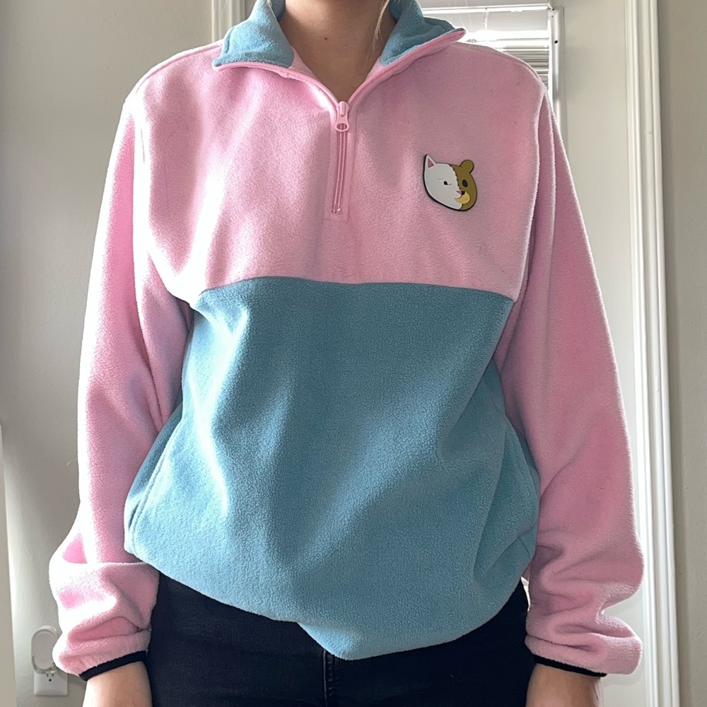 Ripndip X teddy fresh cola Sherpa pullover